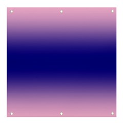 Cotton Candy Pink To Navy Blue Bilinear Gradient Banner And Sign 4  X 4  by GradientsOmbre