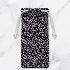 Brown Giraffe Pattern Jewelry Bag by DinkovaArt