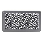 Black White Snake Pattern Memory Card Reader (Mini) Front