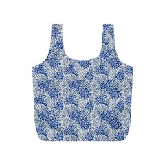 Blue Roses Full Print Recycle Bag (s) by DinkovaArt