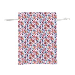 Floral Mix Lightweight Drawstring Pouch (m) by DinkovaArt