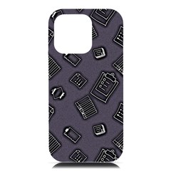 Background Wallpaper Pattern Notes Iphone 16 Pro Max Black Uv Print Pc Hardshell Case