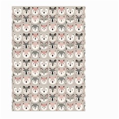 Cute Animals Large Garden Flag (two Sides) by DinkovaArt
