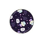 Cupcake Doodle Heart Love Hat Clip Ball Marker (10 pack) Front
