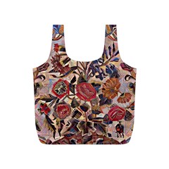 Abstract Flowers Full Print Recycle Bag (s) by DinkovaArt