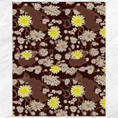 Mid Century Retro Floral 1970s 1960s Pattern 84 Canvas 11  X 14  by violetheavensky