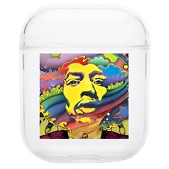 Psychedelic Rock Jimi Hendri Soft Tpu Airpods 1/2 Case by Tsamara