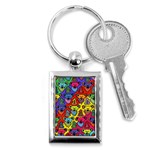 Grateful Dead Jam Bears Key Chain (Rectangle) Front