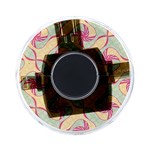 Abstract Pattern Design Scrapbooking On-the-Go Memory Card Reader Back