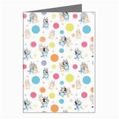Bluey, Bluey Merch, Bluey Pattern, Bluey Bluey, Bingo, Bluey Design, Bluey Dog Greeting Cards (pkg Of 8) by avitendut