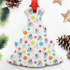 Bluey, Bluey Merch, Bluey Pattern, Bluey Bluey, Bingo, Bluey Design, Bluey Dog Ornament (christmas Tree)  by avitendut