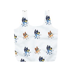 Bluey, Bluey Merch, Bluey Pattern, Bluey Bluey, Bingo, Bluey Design, Bluey Dog Full Print Recycle Bag (s) by avitendut