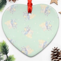 Bluey, Bluey Merch, Bluey Pattern, Bluey Bluey, Bingo, Bluey Design, Bluey Dog Heart Ornament (two Sides) by avitendut