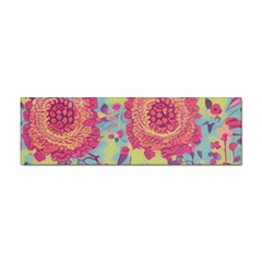 Mid Century Retro Floral 1970s 1960s Pattern 82 Sticker (bumper) by violetheavensky