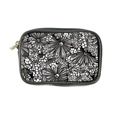 Mid Century Retro Floral 1970s 1960s Pattern 73 Coin Purse by violetheavensky