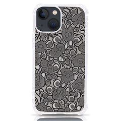Mid Century Retro Floral 1970s 1960s Pattern 85 Iphone 13 Mini Tpu Uv Print Case by violetheavensky