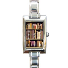 Books Bookshelves Office Fantasy Background Artwork Book Cover Apothecary Book Nook Literature Libra Rectangle Italian Charm Watch by Posterlux