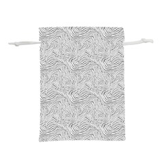 Light Grey Snake Lightweight Drawstring Pouch (s) by DinkovaArt