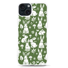 Easter Bunny Pattern Iphone 15 Tpu Uv Print Case by Valentinaart