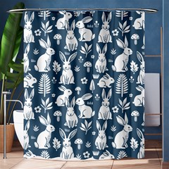 Easter Bunny Pattern Shower Curtain 60  X 72  (medium)  by Valentinaart