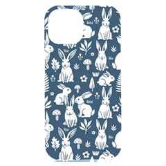 Easter Bunny Pattern Iphone 15 Plus Black Uv Print Pc Hardshell Case by Valentinaart
