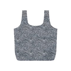 Dark Grey Snake Full Print Recycle Bag (s) by DinkovaArt
