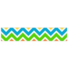 Chevron Pattern Design Texture 12 x60  Small Premium Plush Fleece Scarf by Anend