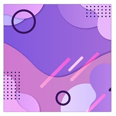 Colorful Labstract Wallpaper Theme 36  X 36  Square Satin Scarf by Anend
