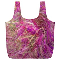 Pink Blend Full Print Recycle Bag (xxxl) by kaleidomarblingart
