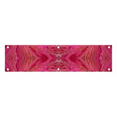 Pink Pour  Banner And Sign 4  X 1  by kaleidomarblingart