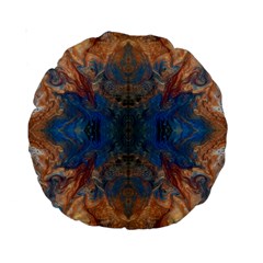 Pour Repeats Standard 15  Premium Round Cushions by kaleidomarblingart